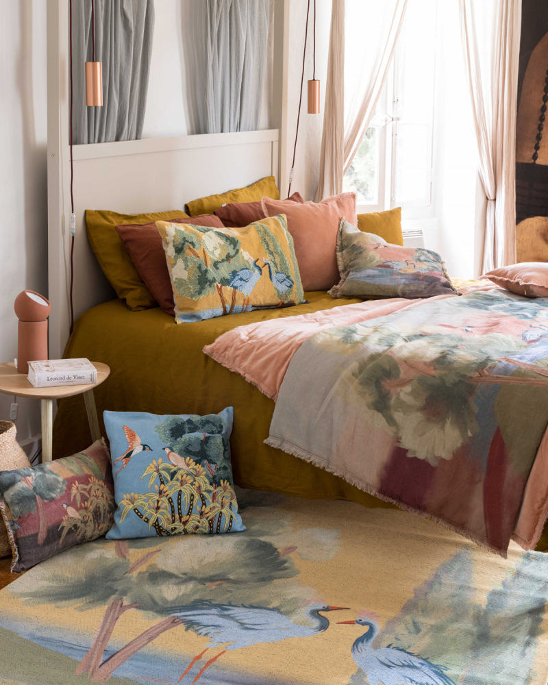 Cuscino ricamato Lola Multico 45 X 45