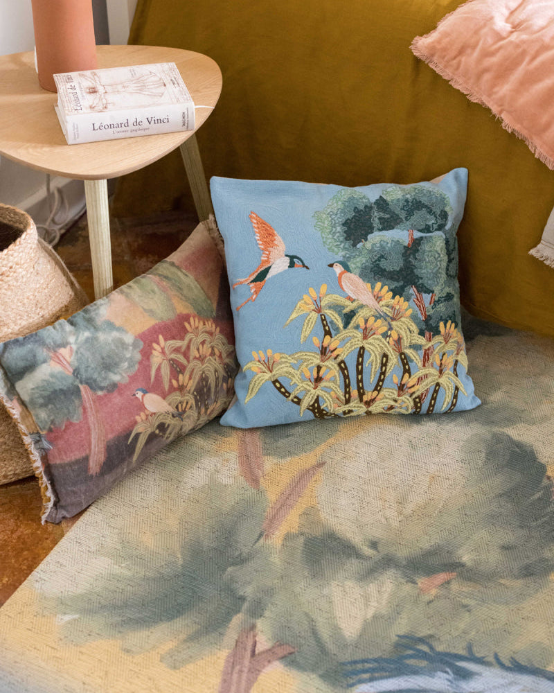 Cuscino ricamato Lola Multico 45 X 45