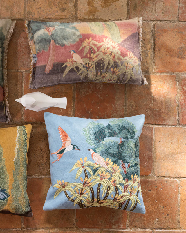 Cuscino ricamato Lola Multico 45 X 45