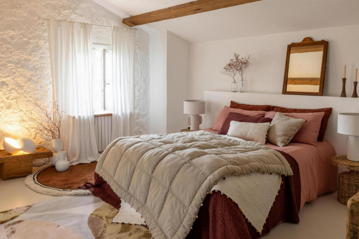 Cuscino Tana stonewashed Tabac 40 X 65