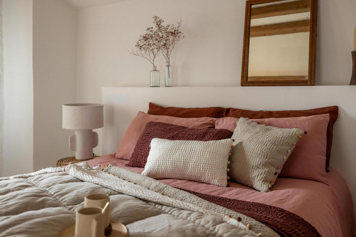 Cuscino Tana stonewashed Tabac 40 X 65