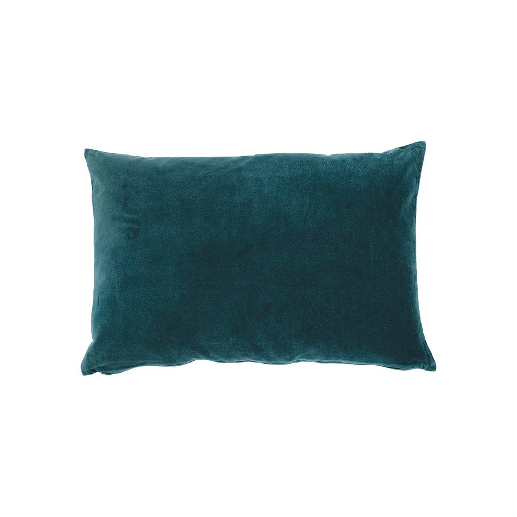Cuscino in velluto verde scuro