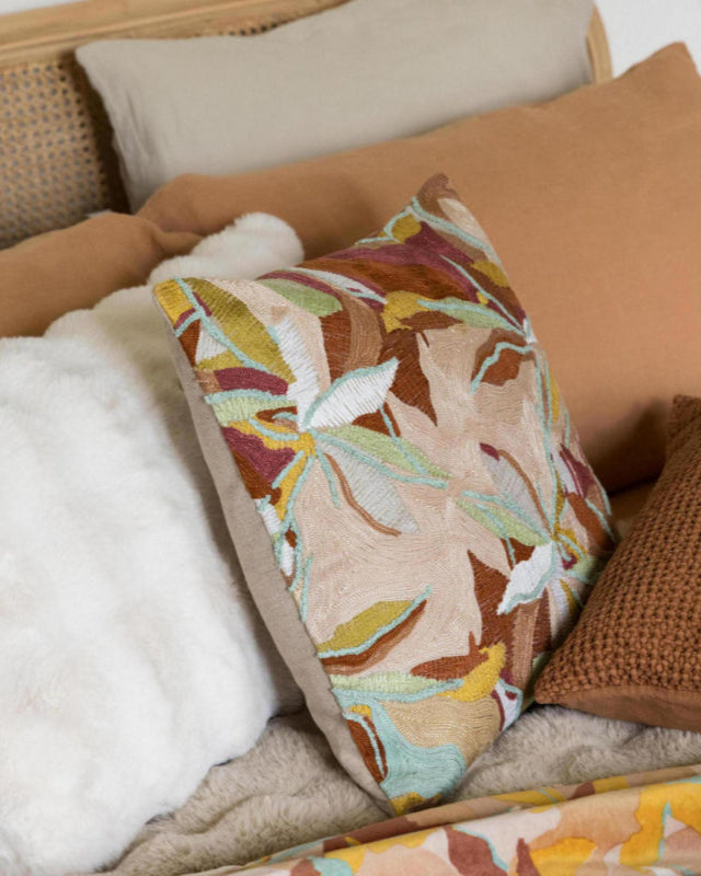 Cushion Alina Embroidered Dragee 45 X 45