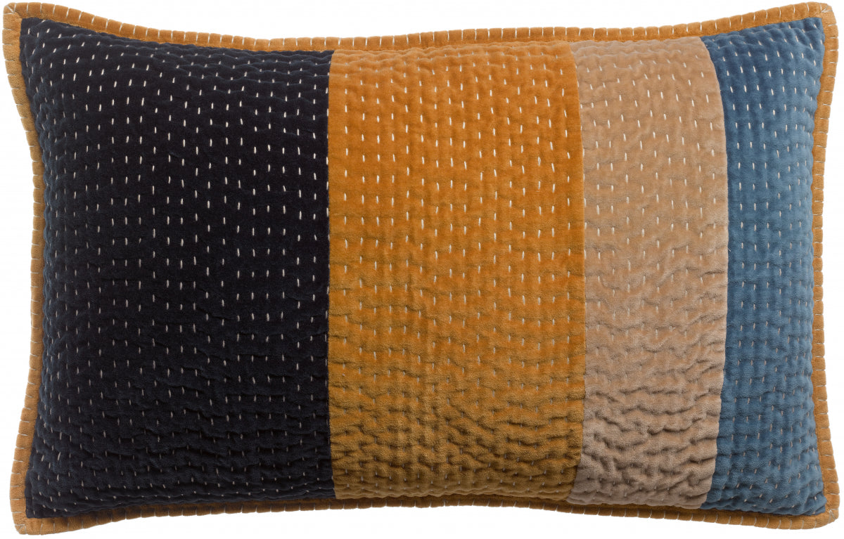 Cushion Elise Patchs Cobalt 40 X 65