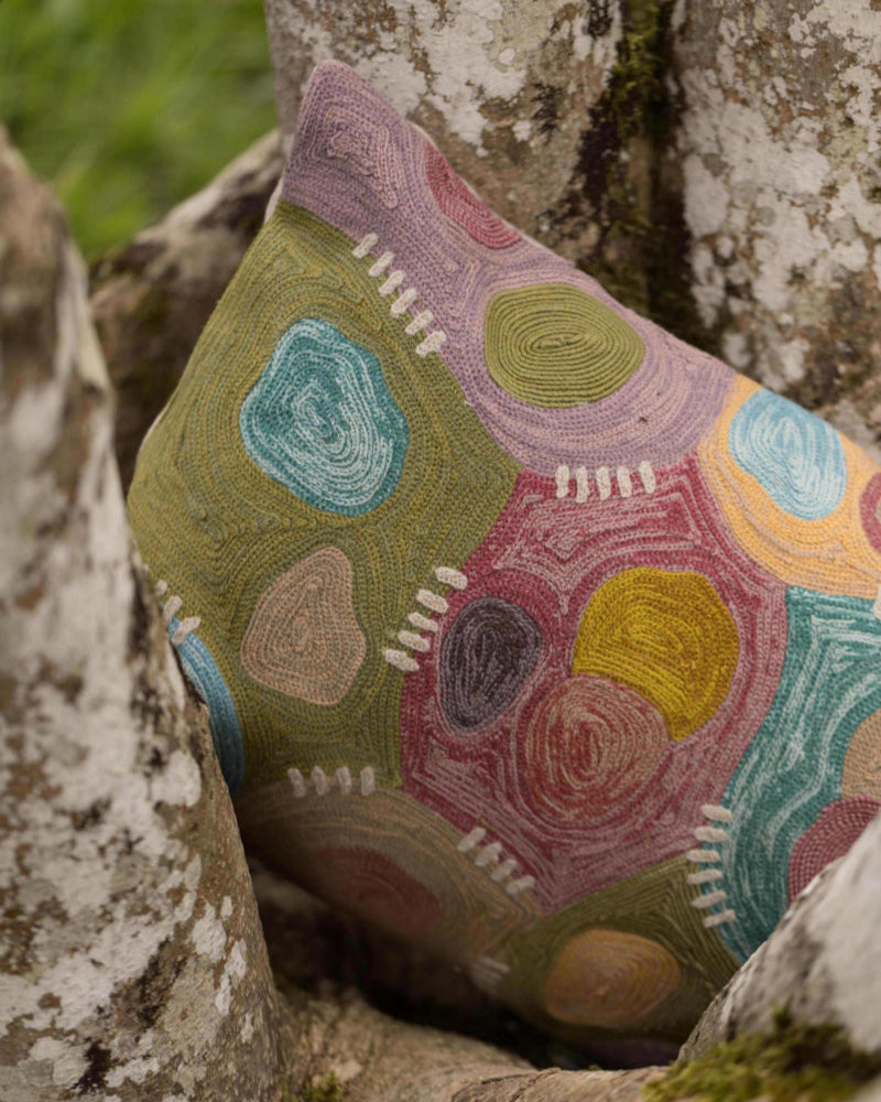 Cushion Nestor Embroidered Mineral 40 X 65