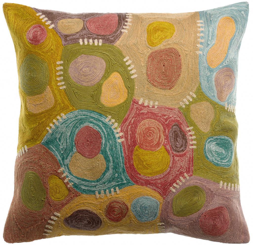 Cushion Nestor Embroidered Mineral 45 X 45