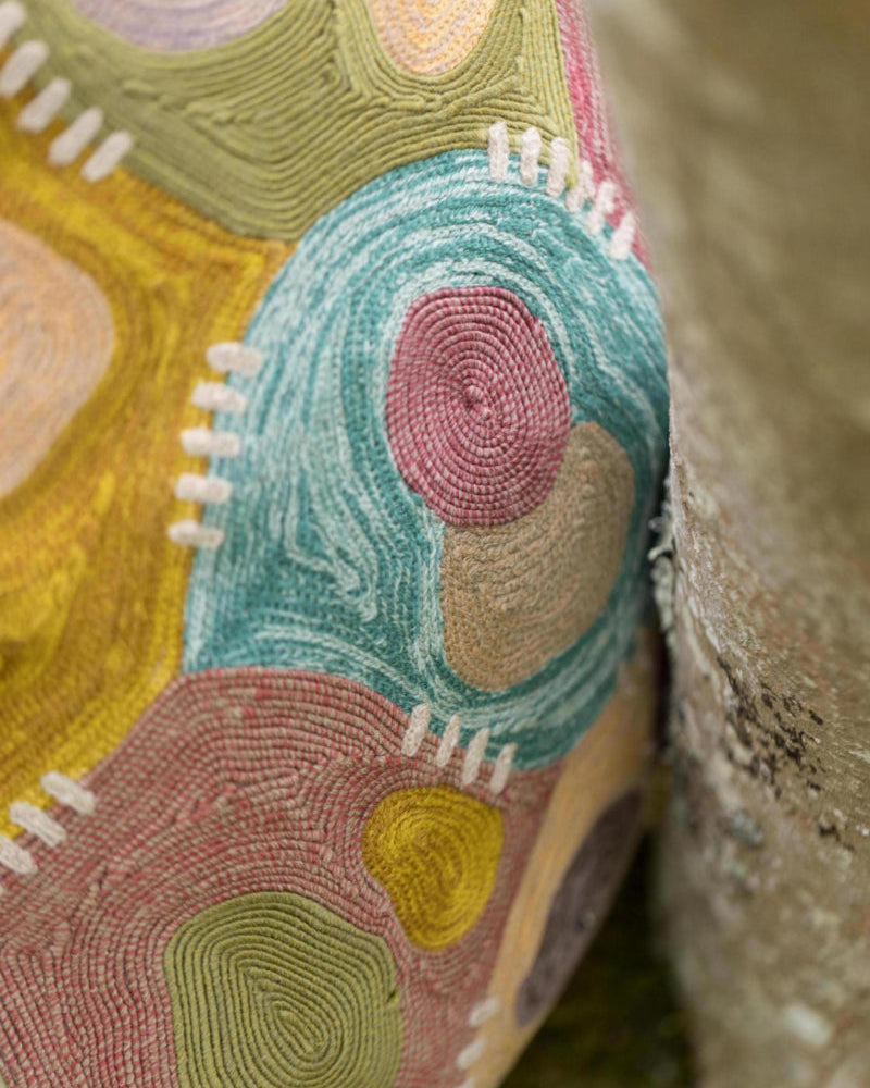 Cushion Nestor Embroidered Mineral 45 X 45