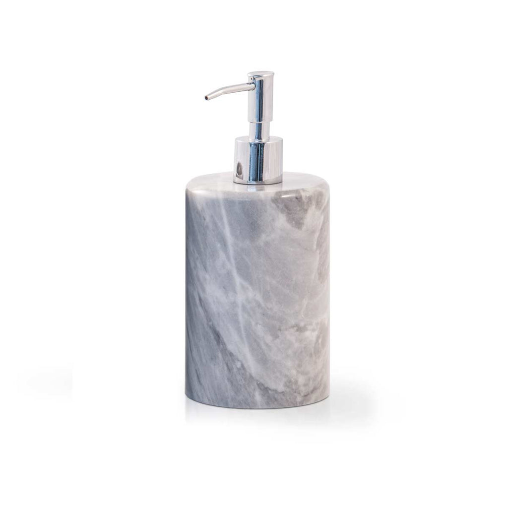 Dispenser per sapone di design in marmo grigio