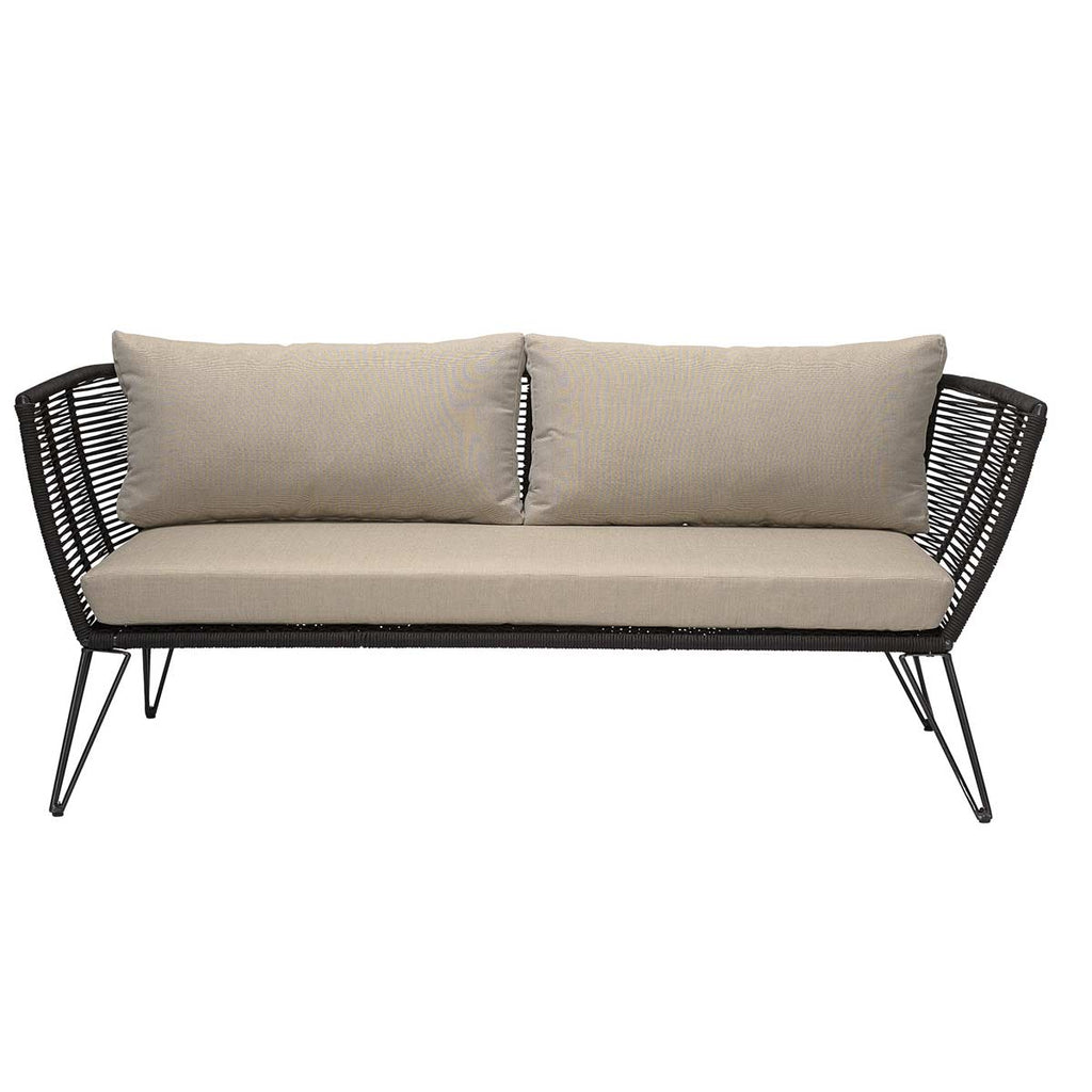 Divano da esterni nero Mundo Bloomingville