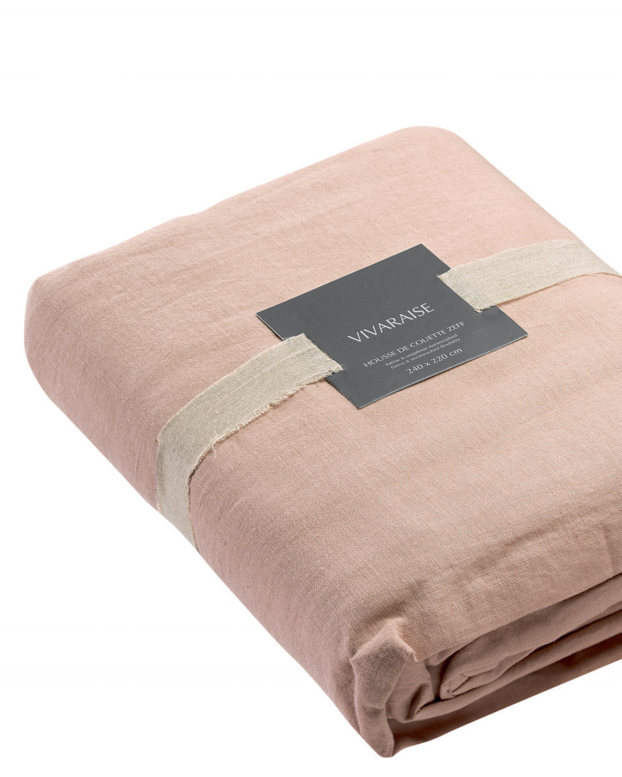 Duvet Cover Stonewashed Zeff Aubepine 240 X 220