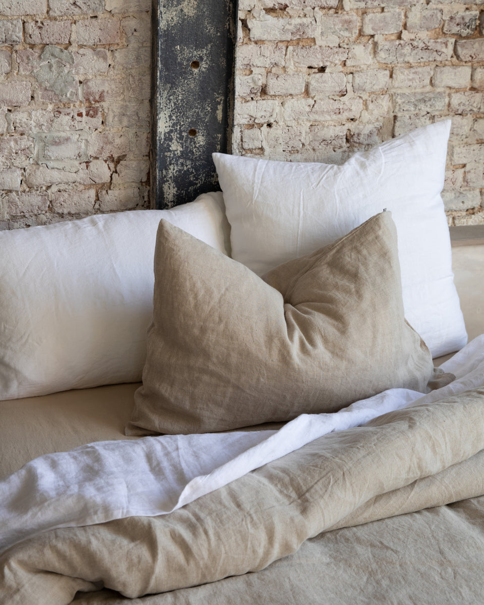 Federa per cuscino Zeff Craie lavato a pietra 50 X 75