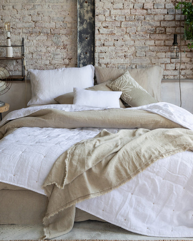 Federa per cuscino Zeff Craie lavato a pietra 50 X 75