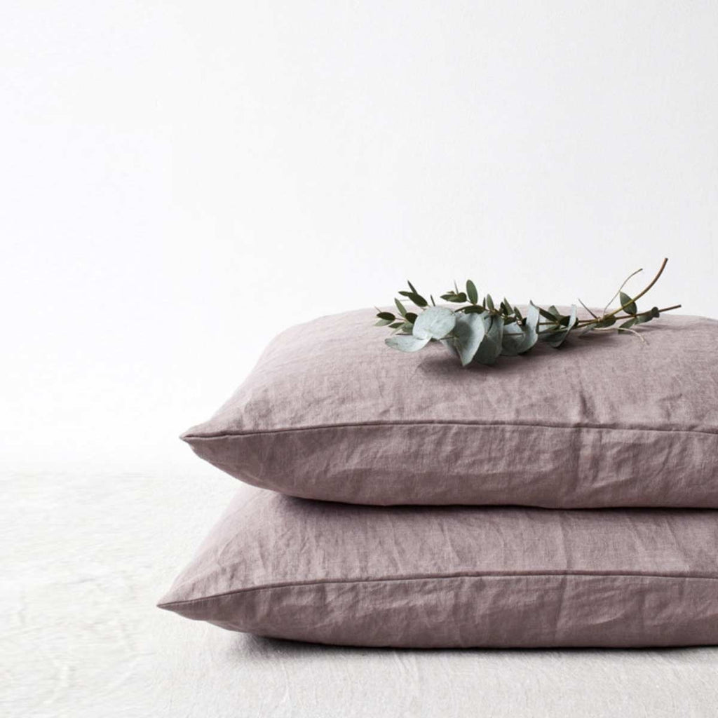 Federe in lino rosa antico