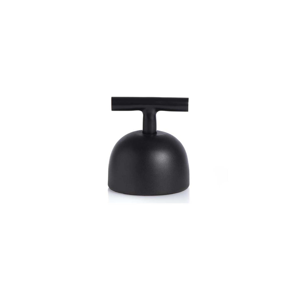 Fermacarte nero in metallo