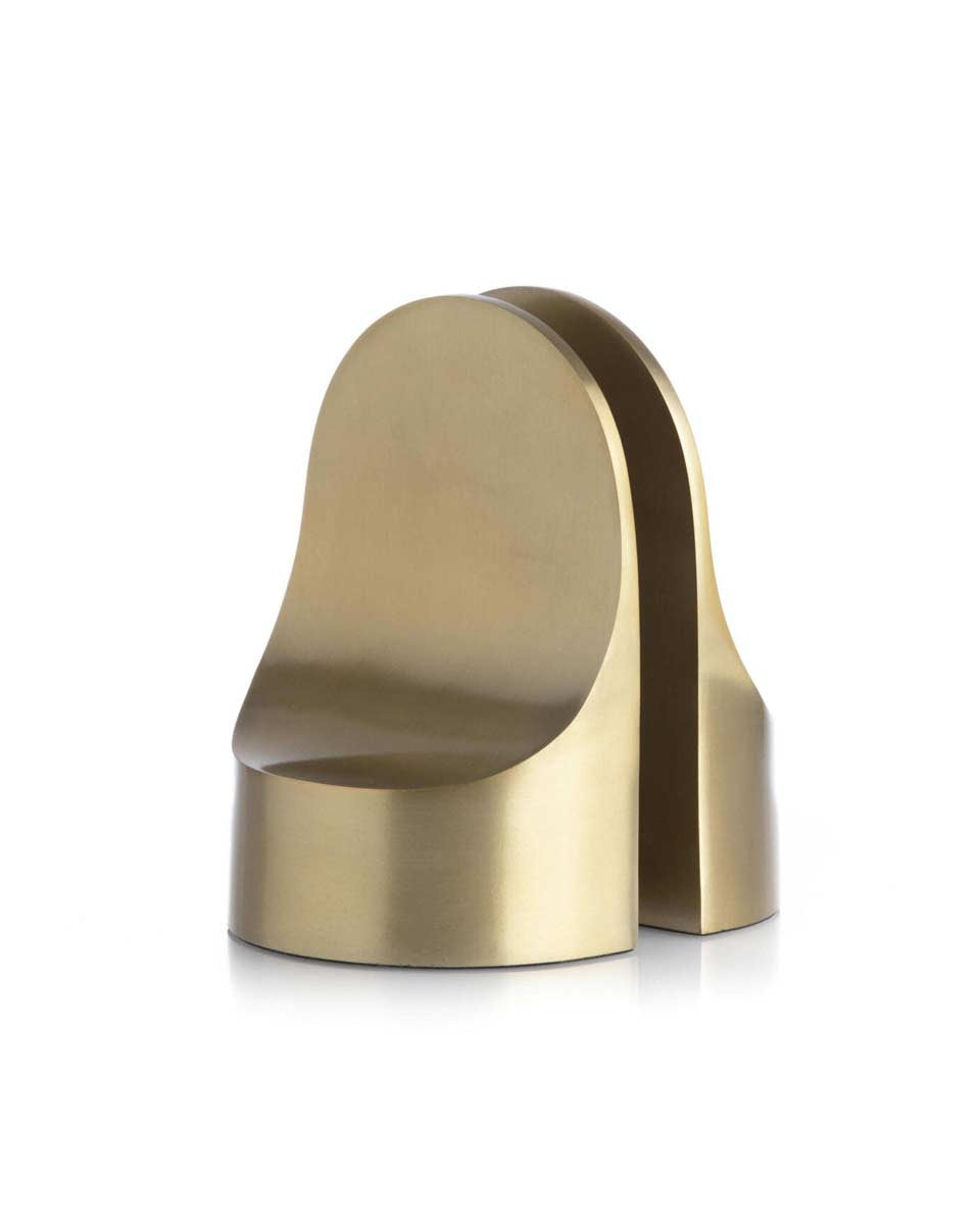 Fermalibri di design in ottone