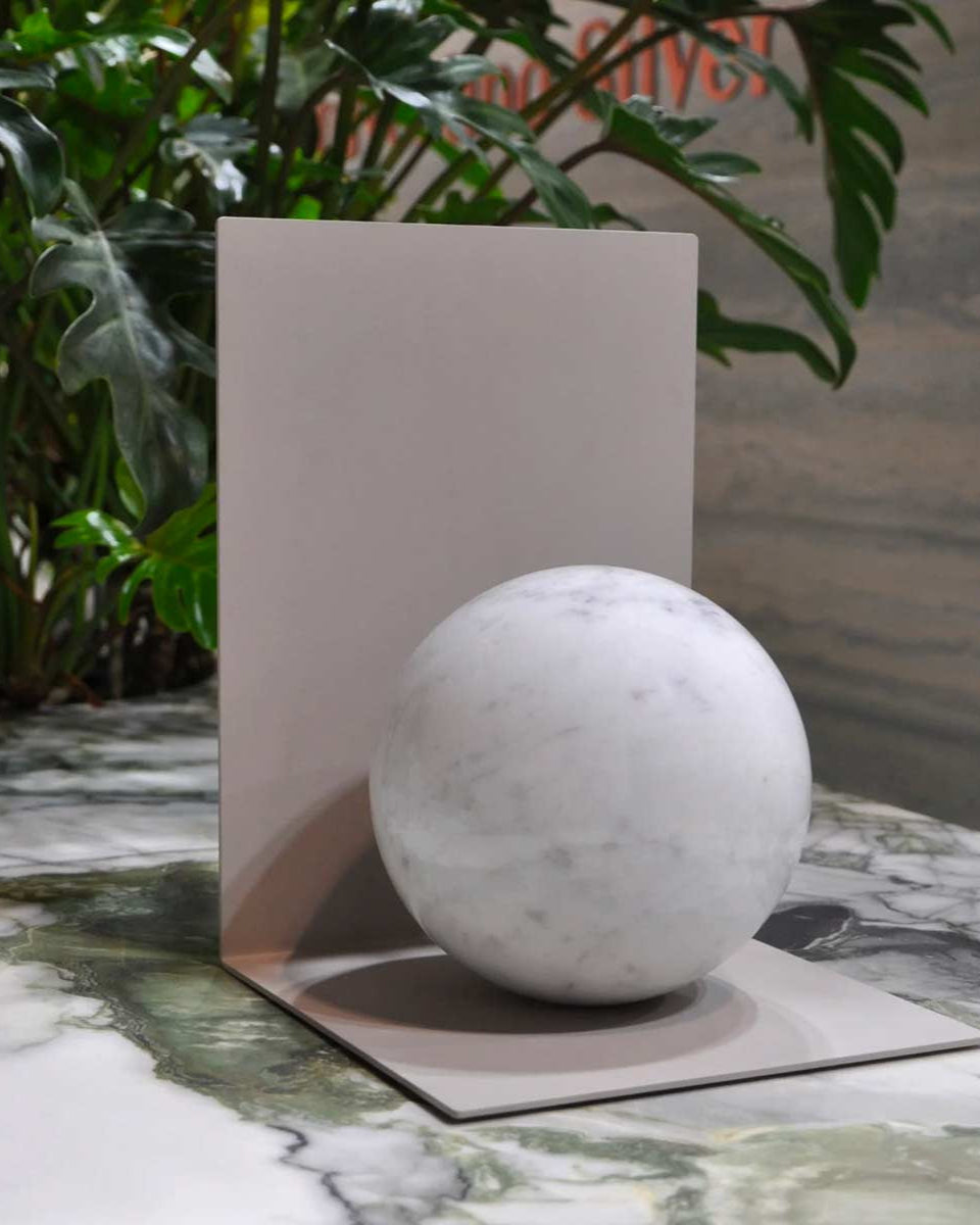 Fermalibri di design in marmo e metallo by FiammettaV