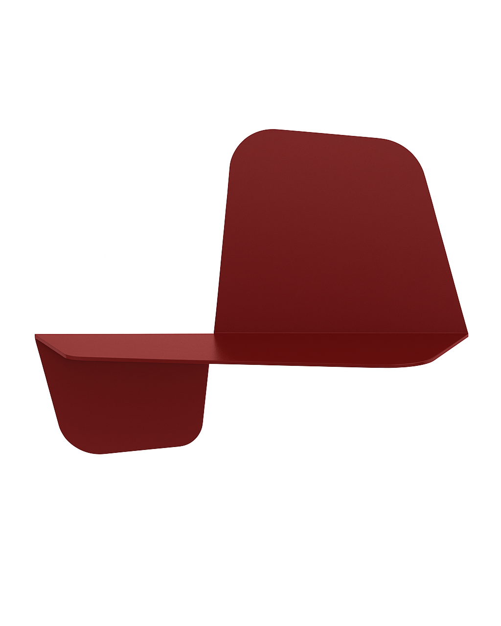 Mensola FLAP 42cm rosso dalia