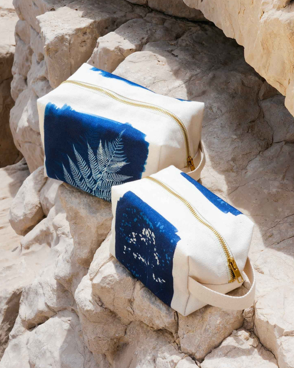 Gypso Cube Pouch Bleu 15,5 X 10 X 10