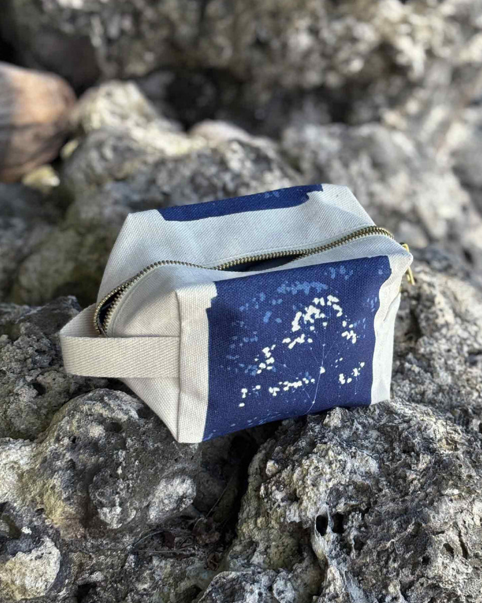 Gypso Cube Pouch Bleu 15,5 X 10 X 10