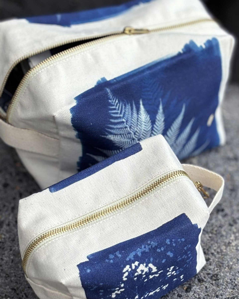 Gypso Cube Pouch Bleu 15,5 X 10 X 10