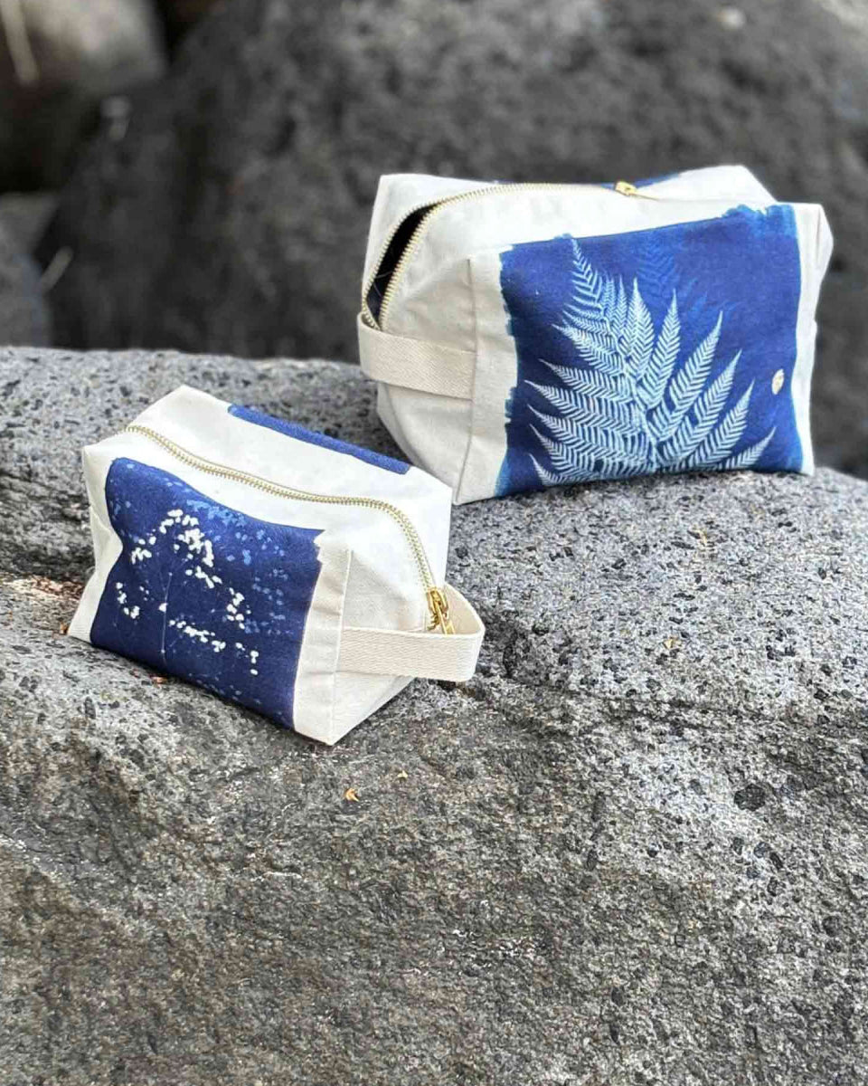 Gypso Cube Pouch Bleu 15,5 X 10 X 10