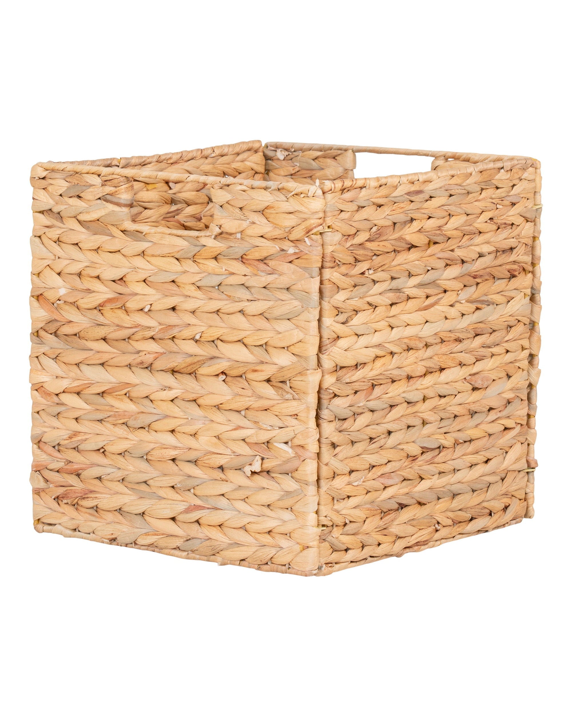 Passo - Cesto pieghevole in giacinto d'acqua 30x30x30 cm