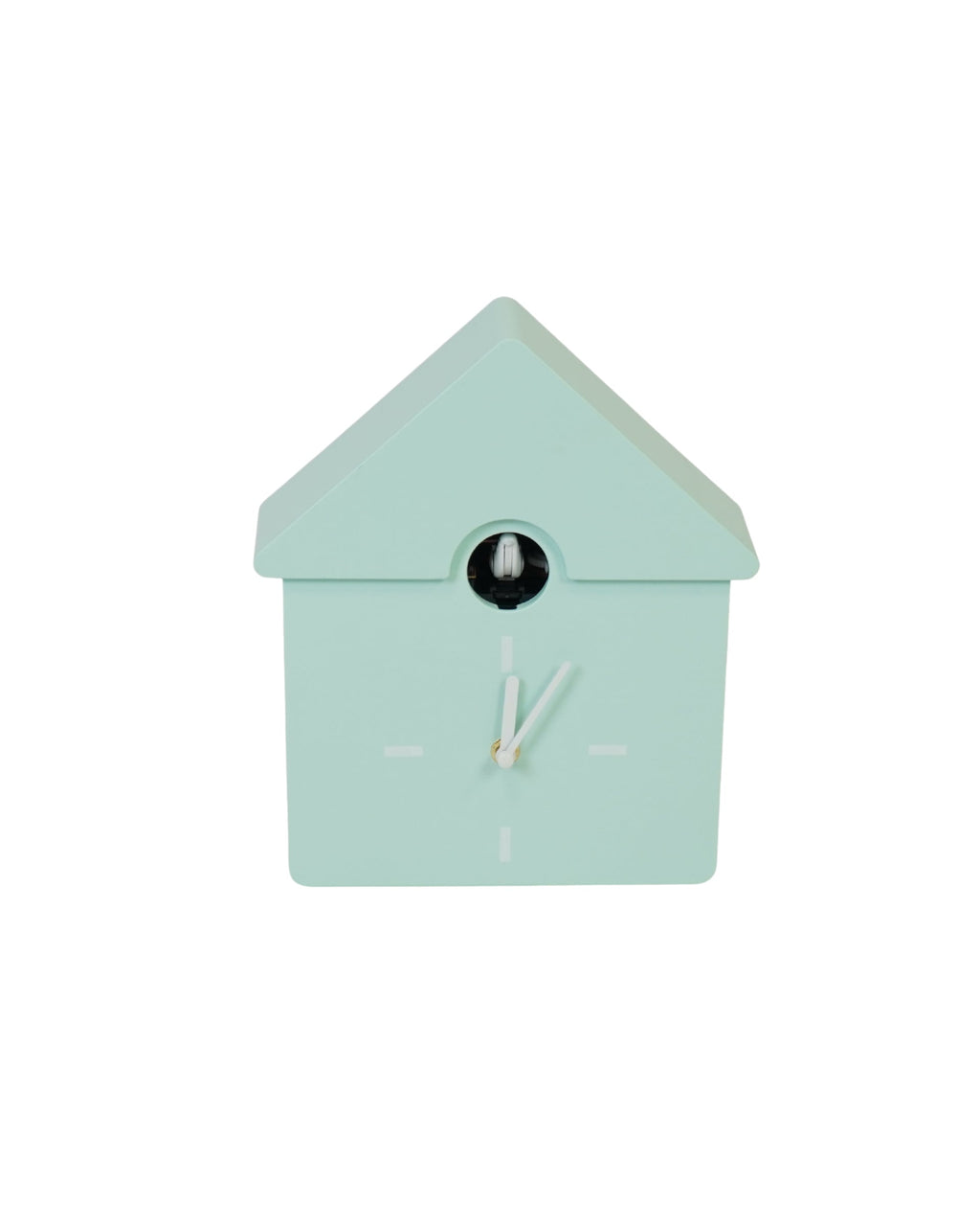 Cucù - Orologio a pendolo Cucù da parete- Verde menta- 24x27x9cm