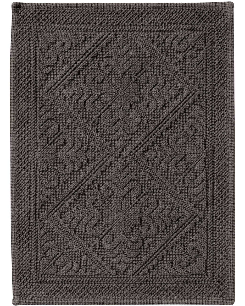 Enzo - Tappeto da bagno ebano, 54 X 64