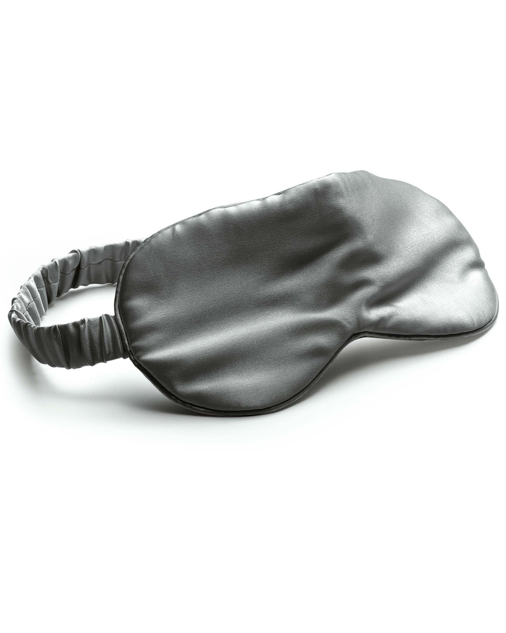 Ashley - maschera da notte in seta, cenere