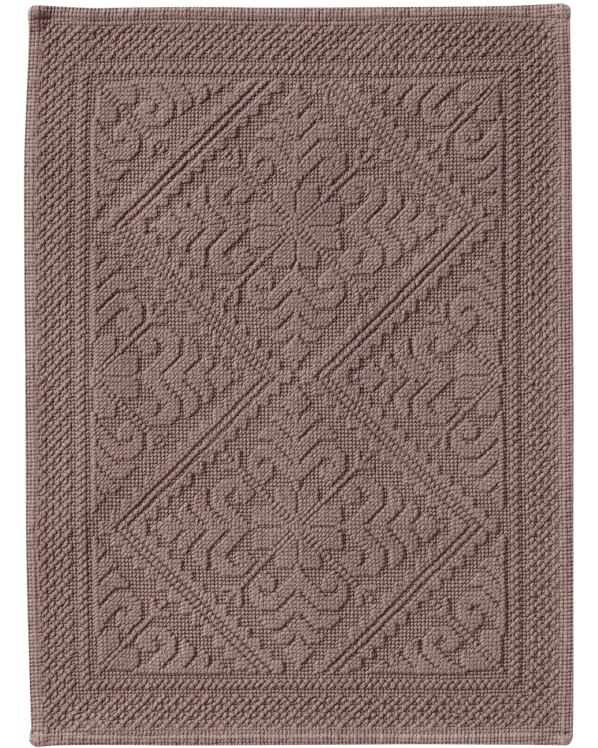 Enzo - Tappeto da bagno nocciola, 54 X 64