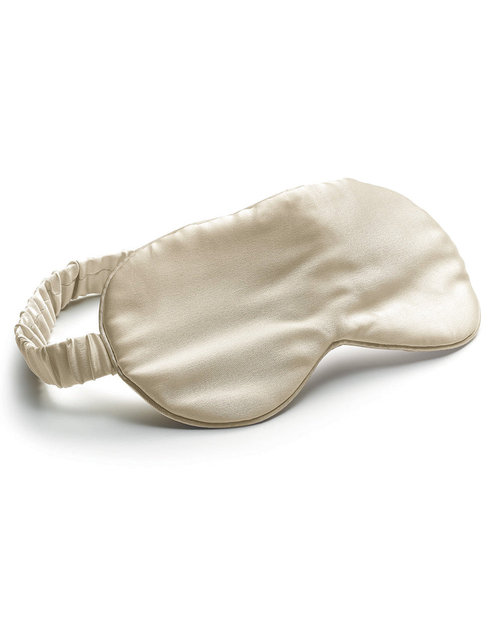 Ashley - maschera da notte in seta, bianca