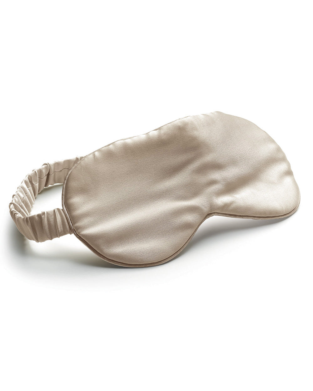 Ashley - maschera da notte in seta, perla