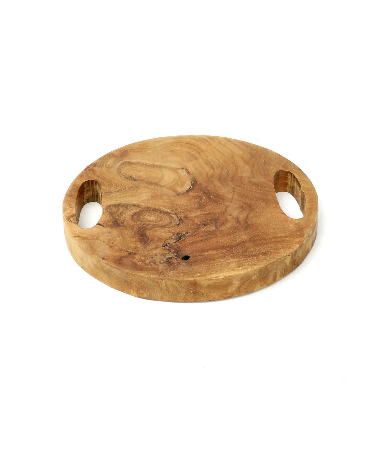 The teak root - Tagliere in teak naturale - S