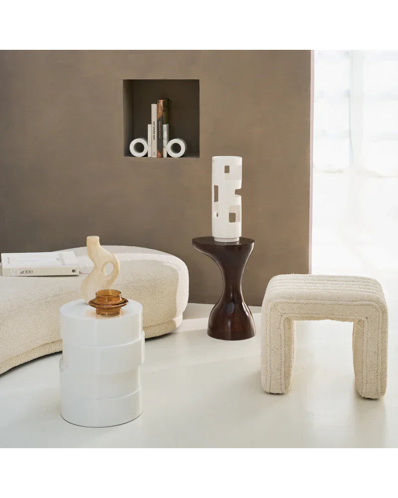 Pila - tavolino moderno bianco