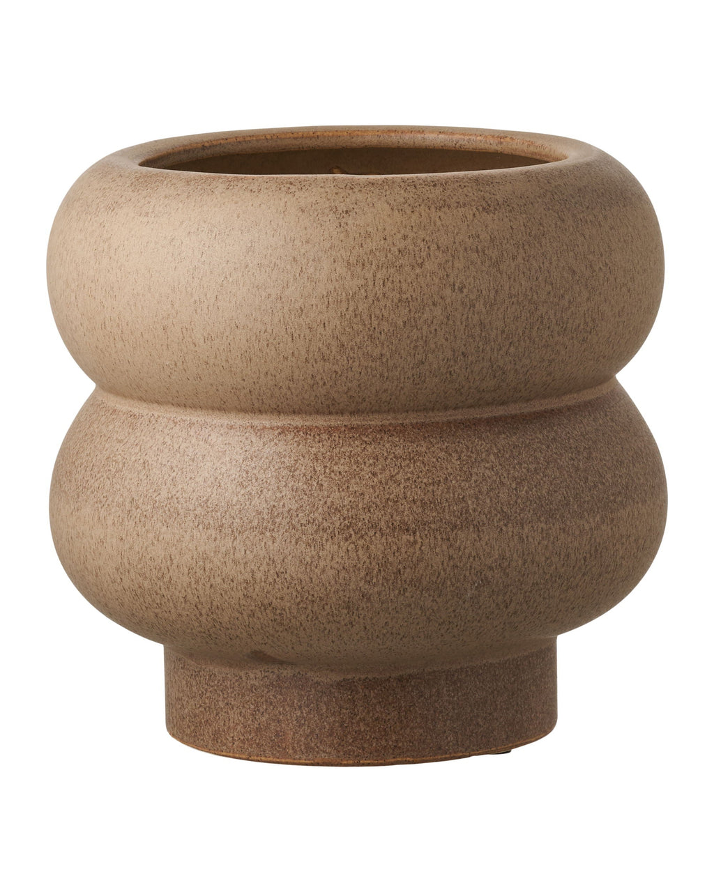 Louis - Portavaso in ceramica marrone