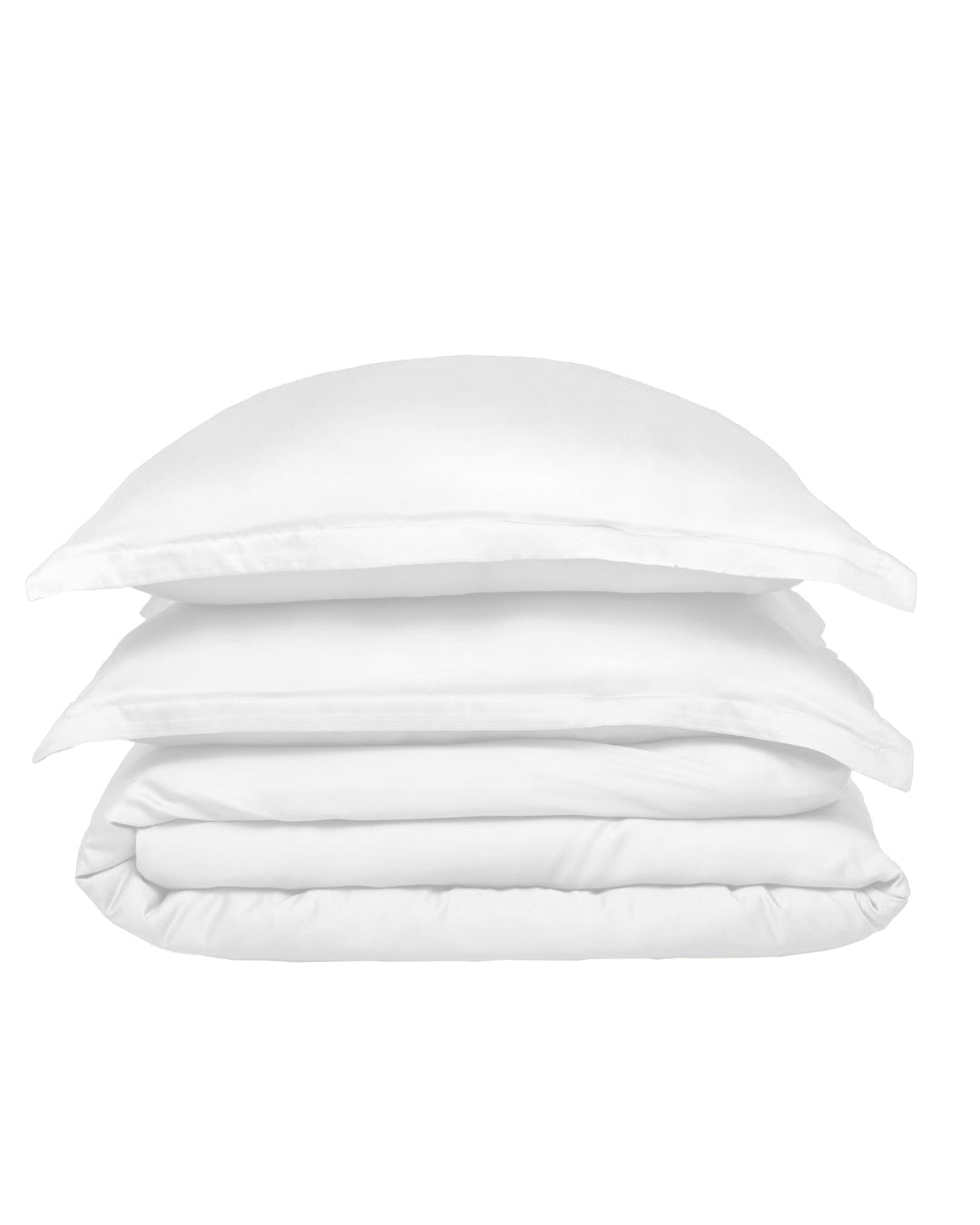 Tencel - Copripiumino singolo in tencel bianco, 140 x 200