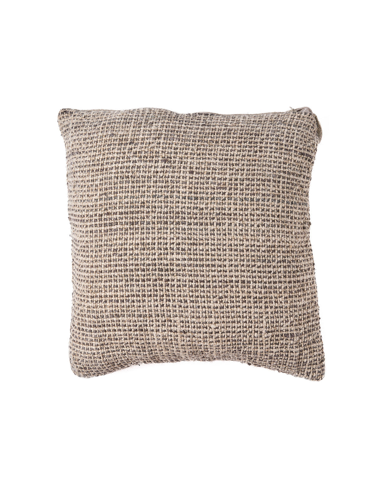 The linen Black - Federa per cuscino in lino nero e naturale