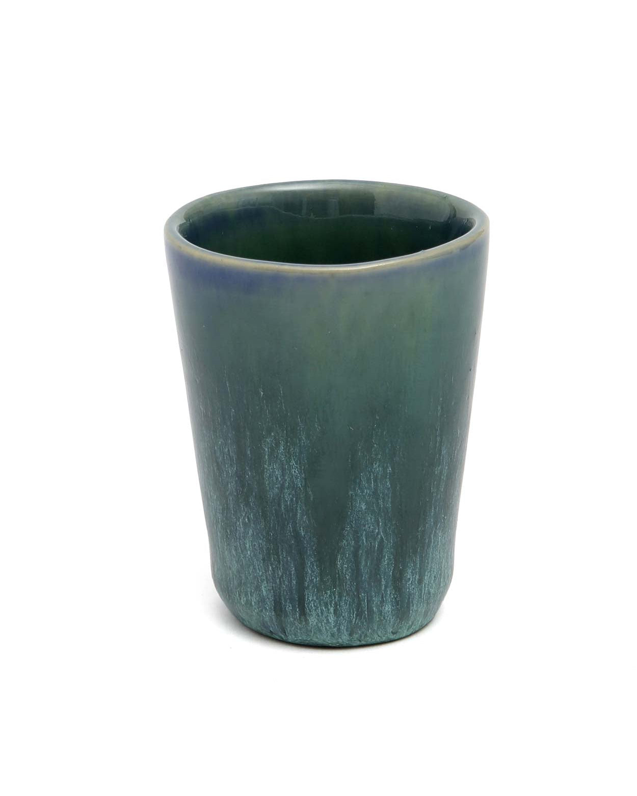 The Aqua - Tazzina da espresso in ceramica portoghese acquamarina