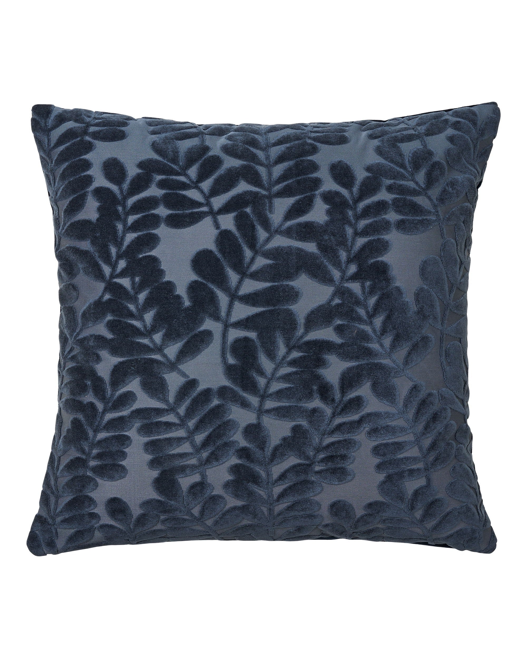 Yona - Fodera per cuscino, fantasia floreale blu, 45x45 cm