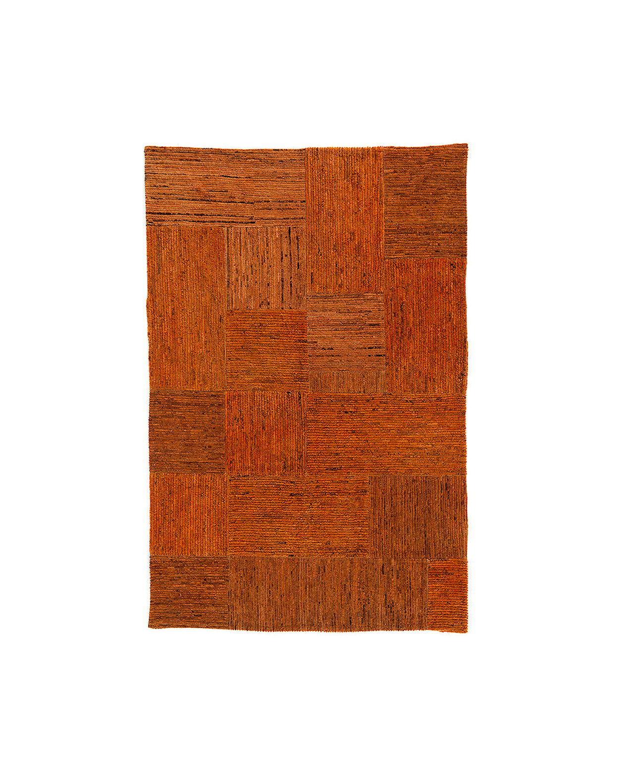 Afghan 0517 - tappeto in lana tessuto a mano, ruggine, 398 x 216