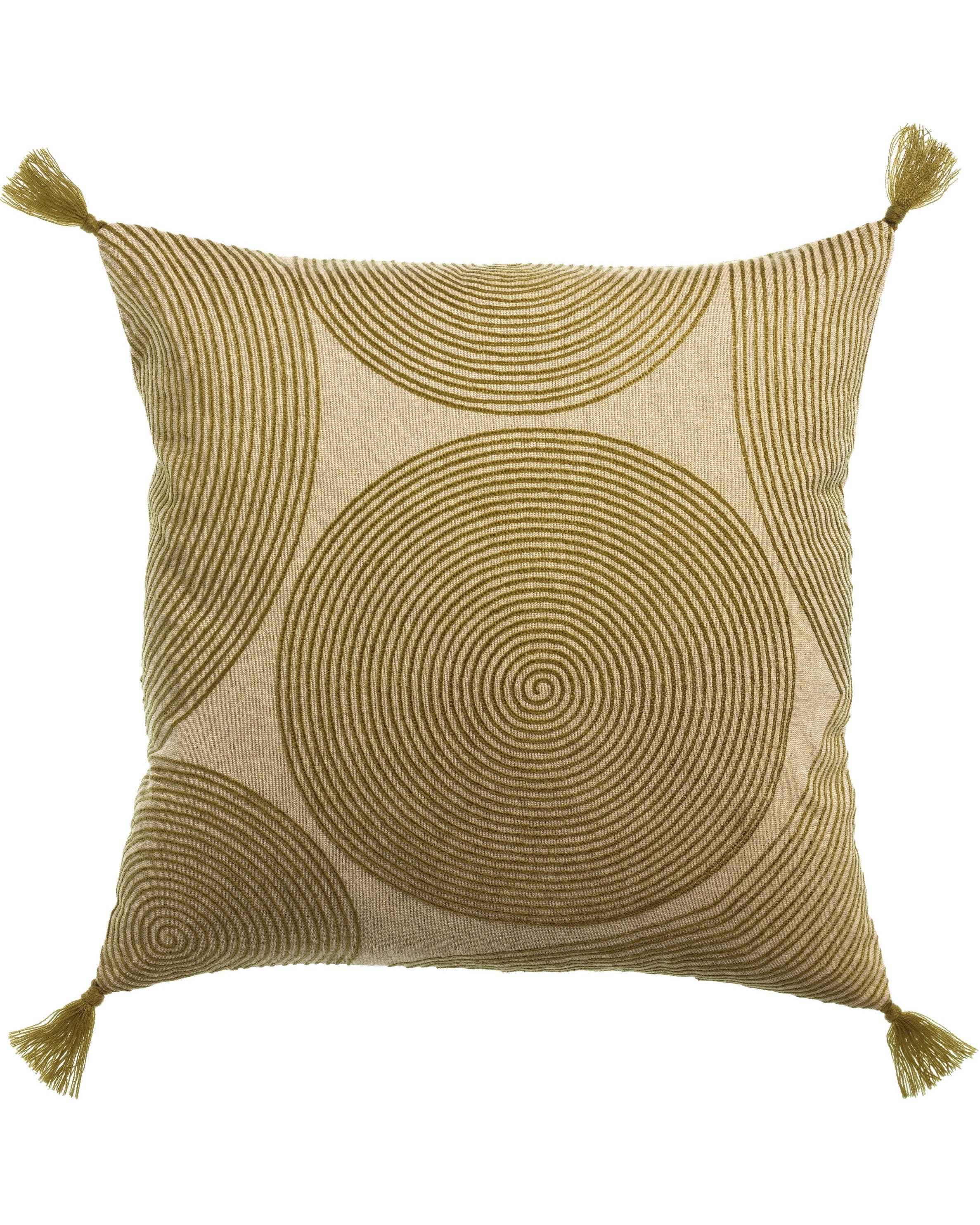 Tito - Cuscino in cotone ricamato, 45 X 45