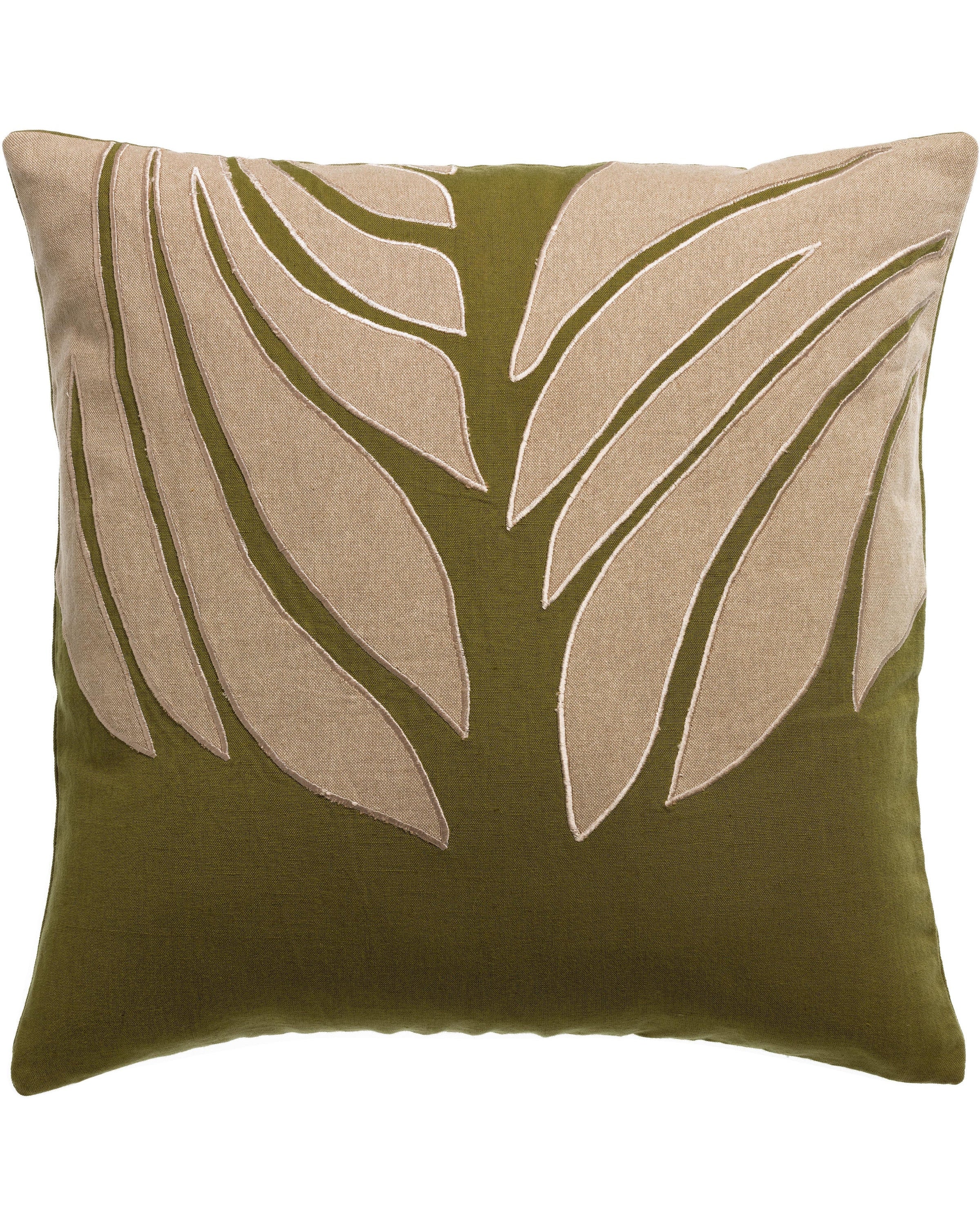 Nilos - Cuscino verde cedro, 45 X 45