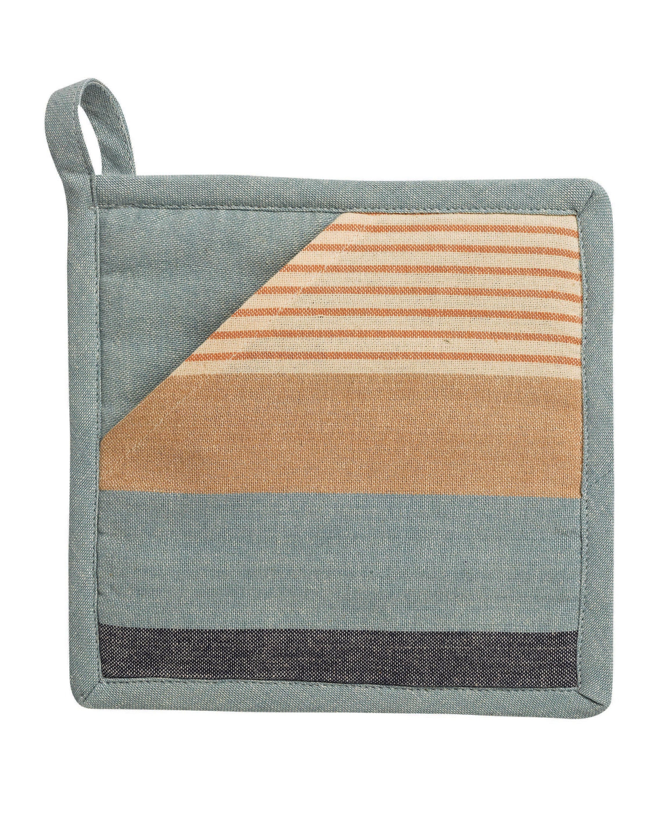 Yuna - Presina in cotone riciclato, azzurro 20 X 20