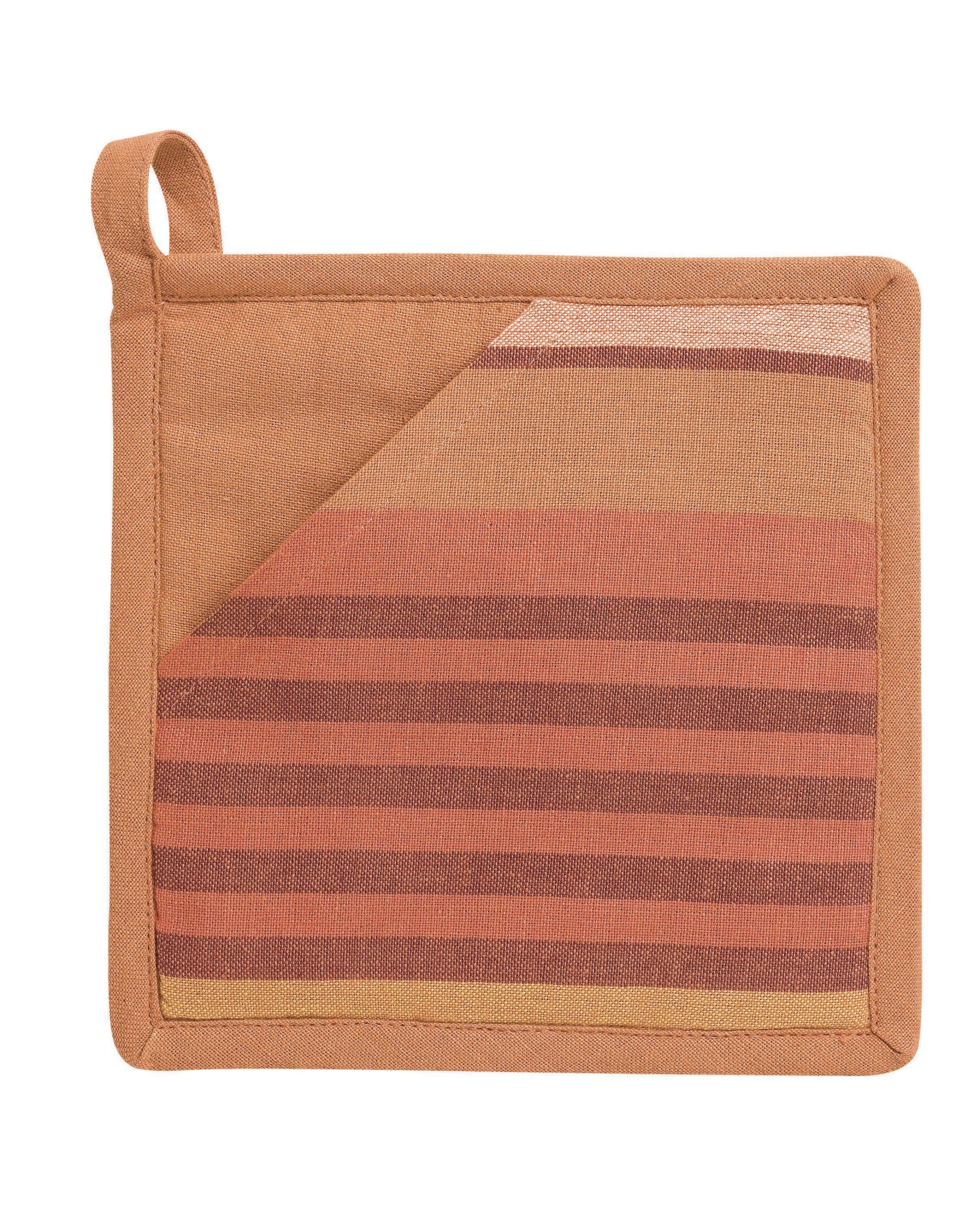 Yuna - Presina in cotone riciclato, terracotta 20 X 20