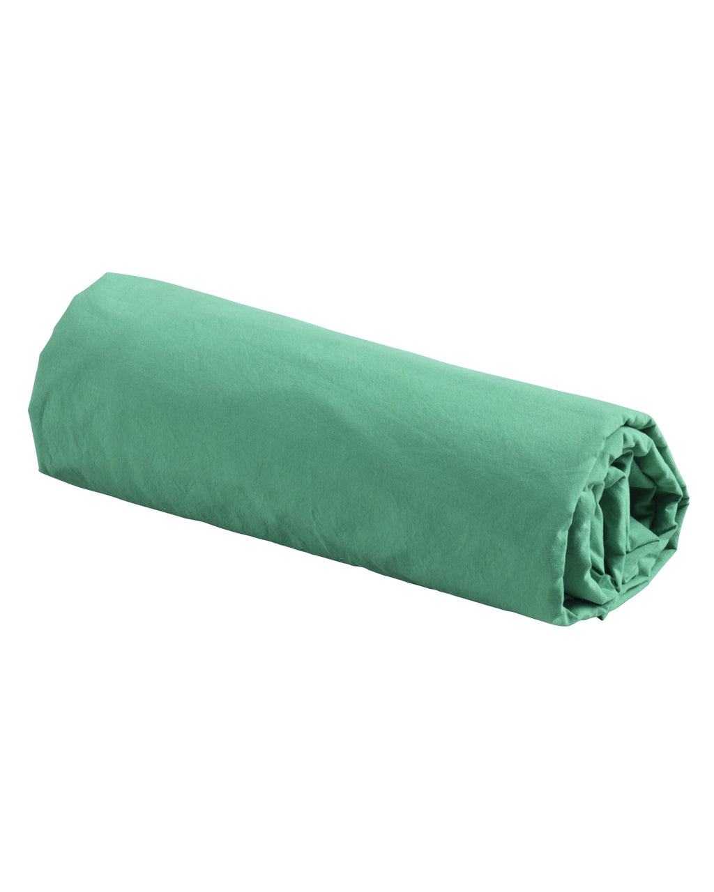Céleste - Lenzuolo con angoli singolo, in cotone bio verde, 90 X 200