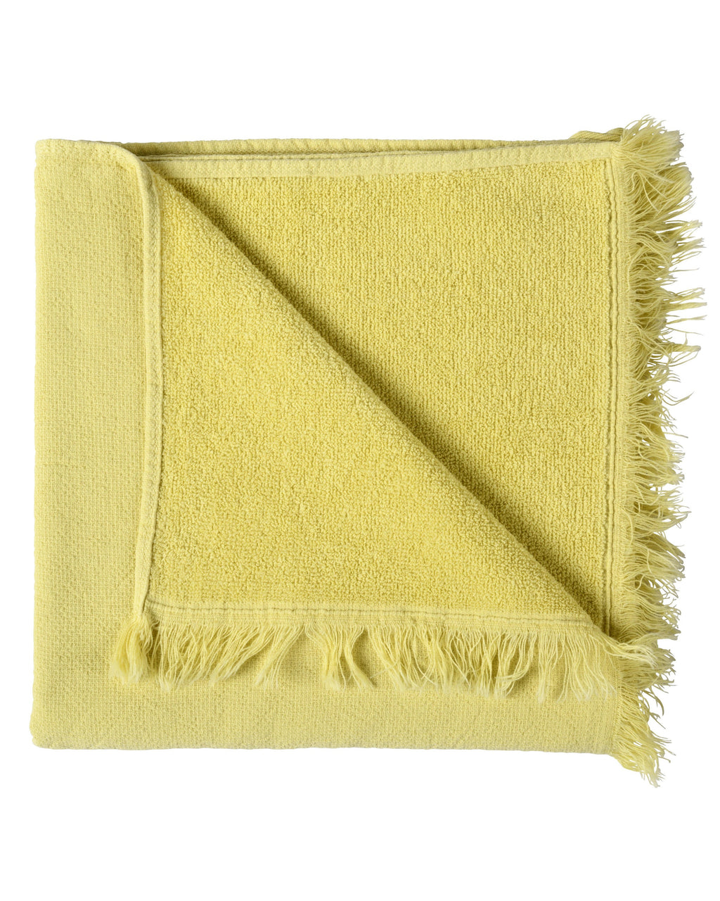 Luna - Asciugamano viso in cotone bio, giallo 50 X 100