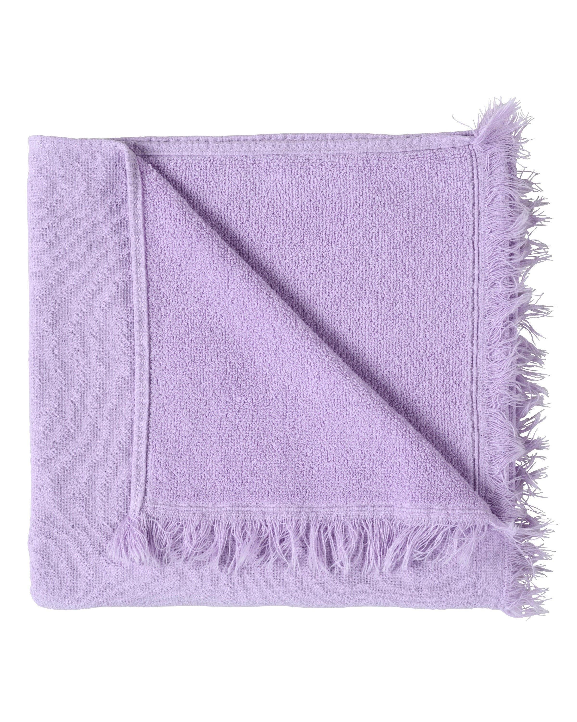 Luna - Asciugamano viso in cotone bio, lilla 50 X 100