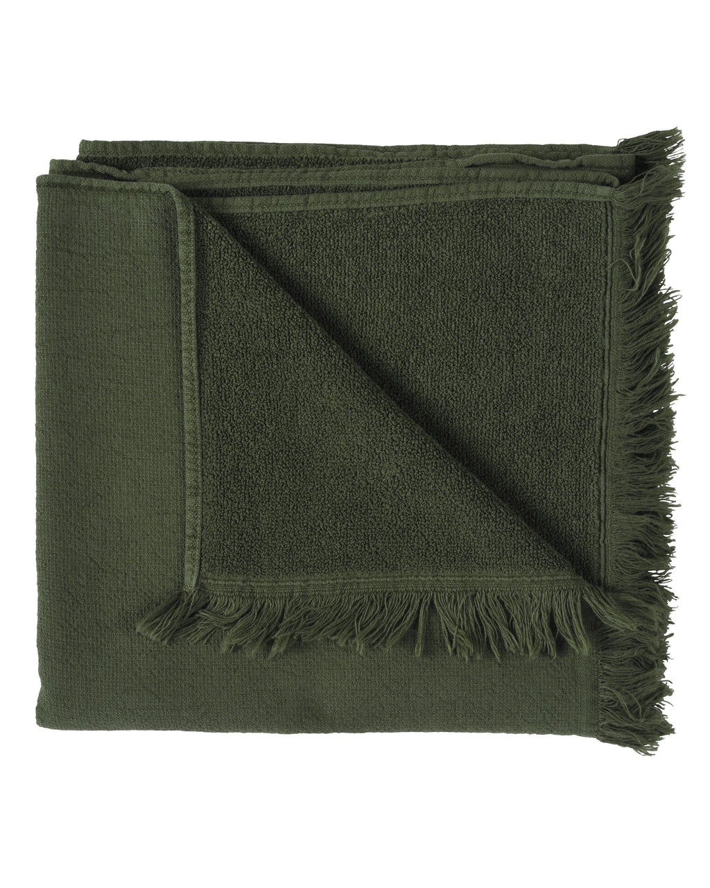 Luna - Asciugamano viso in cotone bio, verde 50 X 100