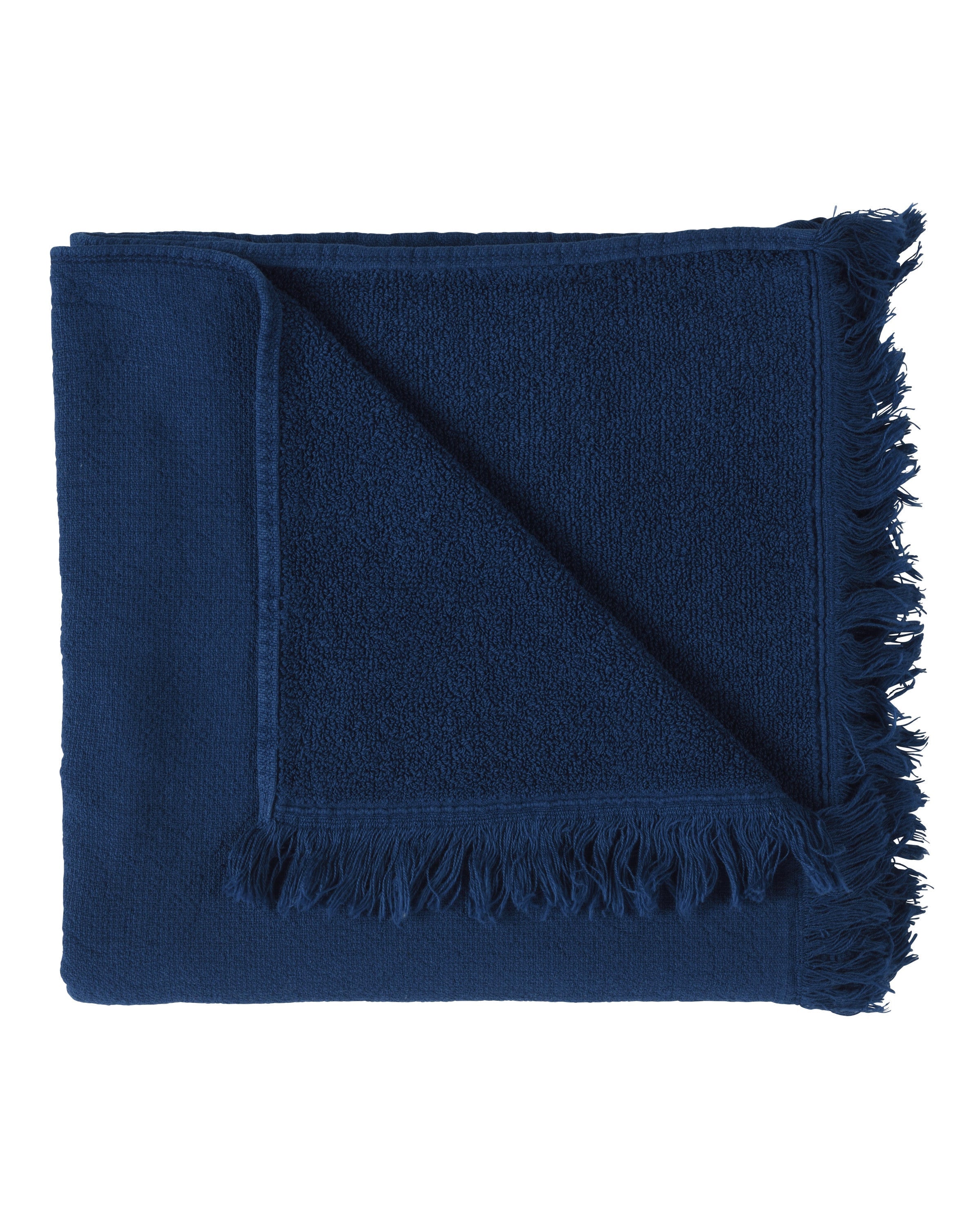Luna - Asciugamano viso in cotone bio, blu 50 X 100