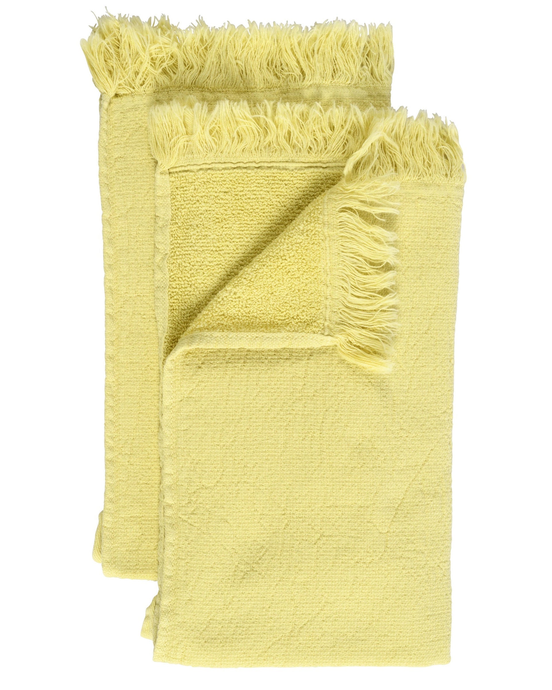 Luna - Set di 2 asciugamani ospite, giallo 30 X 50